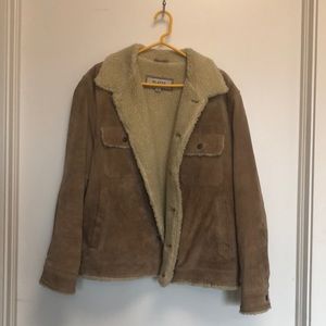 Wilson’s Leather Sherpa lined suede leather jacket